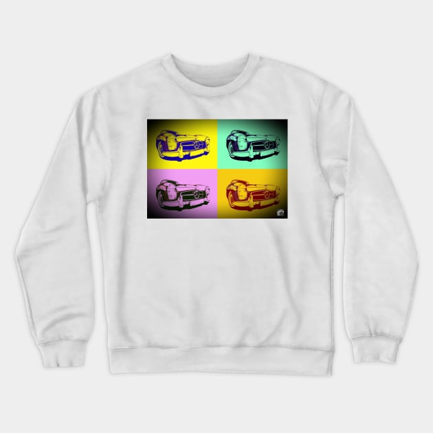 Geo3Doodles 300SL Pop t'art doodle Crewneck Sweatshirt by Geo3doodles